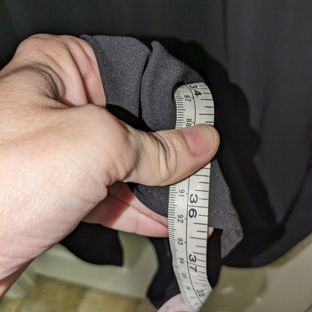 Simply Vera Vera Wang Bell-Sleeve Black Dress Ladies XL EUC - Picture 8 of 13